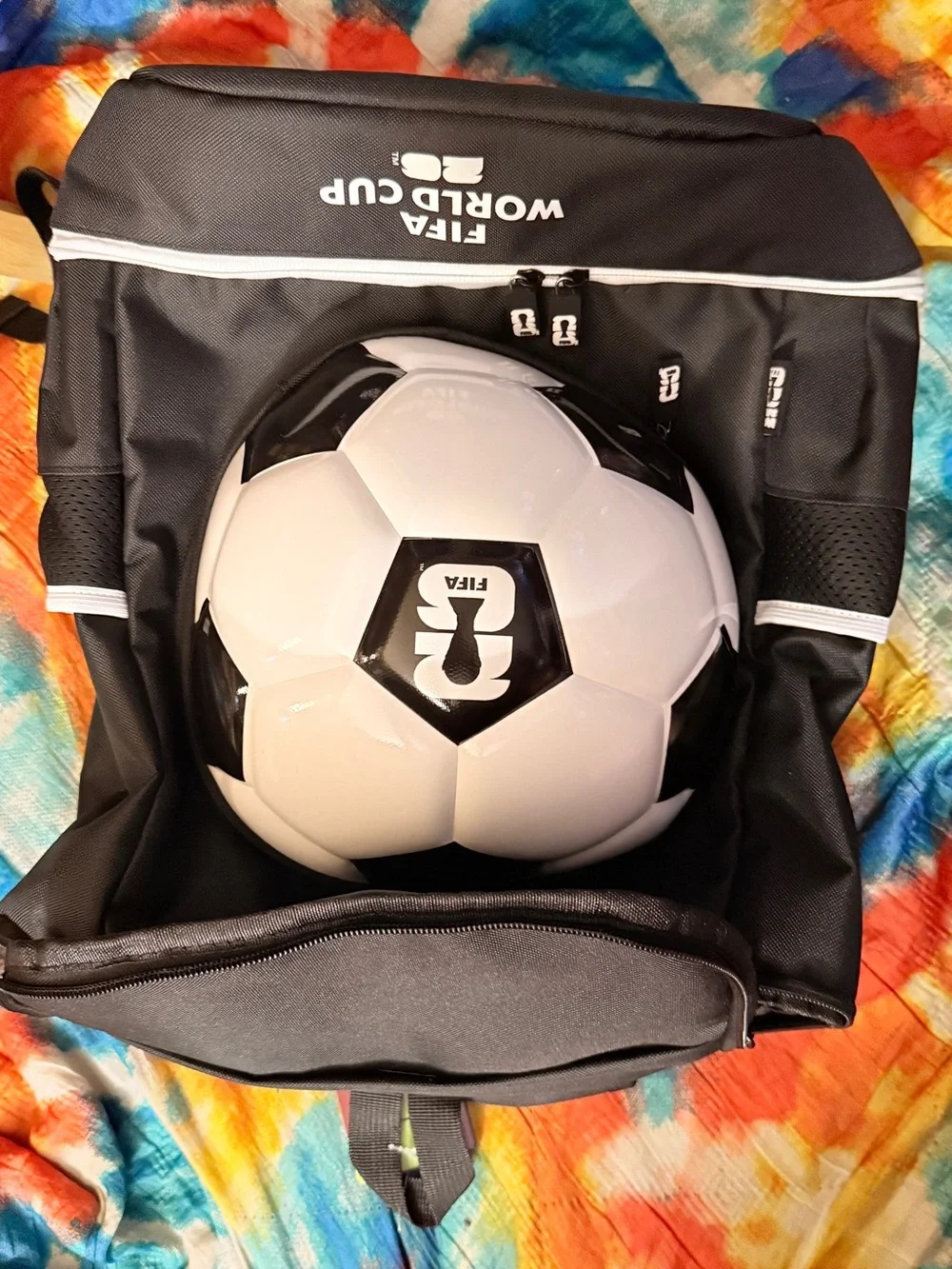 Fifa World Cup 2026 Backpack Soccer Ball Bag Sports NEW RARE Travel School Home